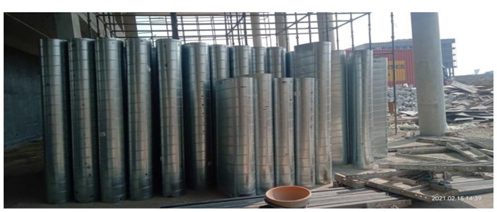 Elliptical ducting